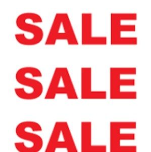 Big closet clear out sale